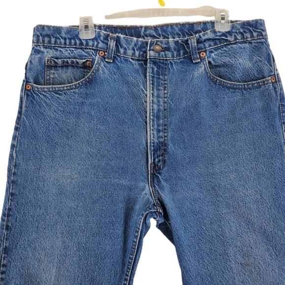 Vtg Levis 505 Jeans Men 40x30 Hi Rise Acid Stone Wash Straight Leg USA (38x29.5) - Picture 2 of 13